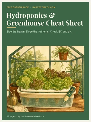 Cover of The Hydroponics & Greenhouse Cheat Sheet
