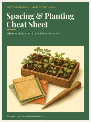 Cover of The Spacing & Planting Cheat Sheet
